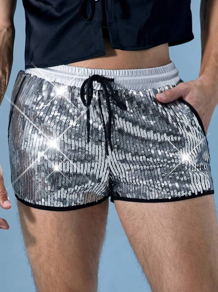 Bonga Boys Luxurious Sexy Men's Shorts With Sequin Design
